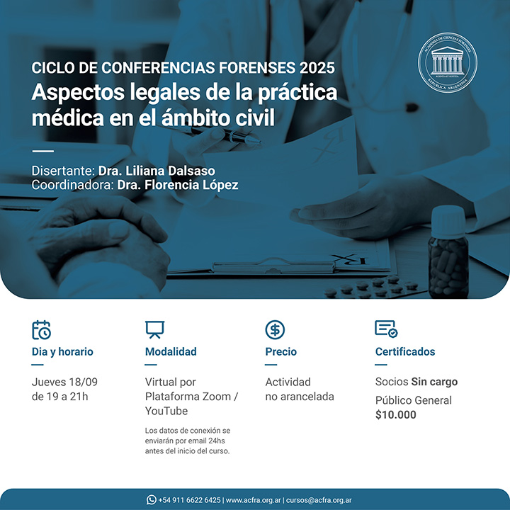 Ciclo de Conferencias Forenses 2025