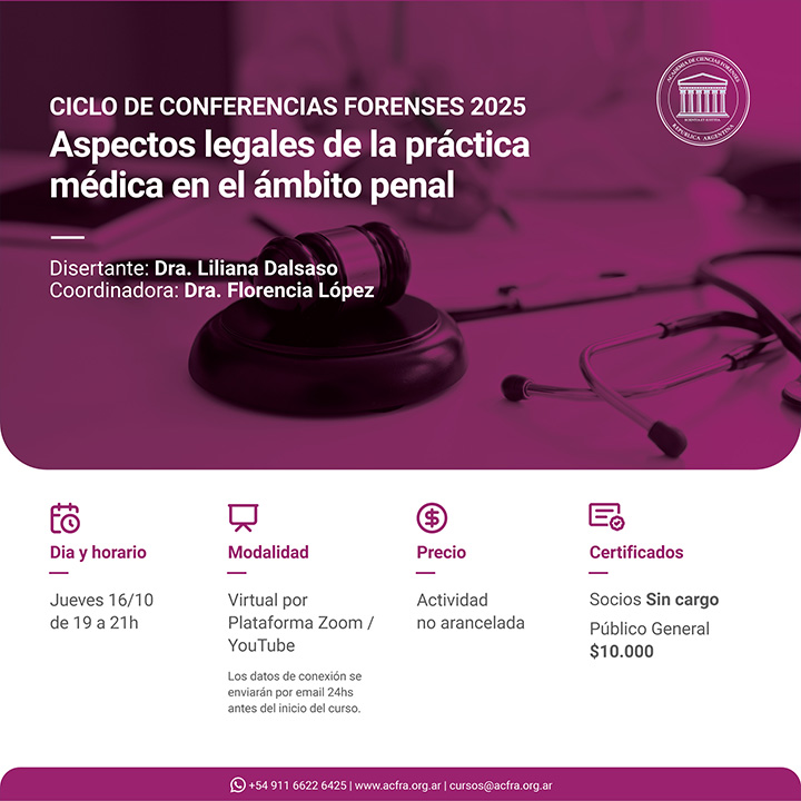 Ciclo de Conferencias Forenses 2025